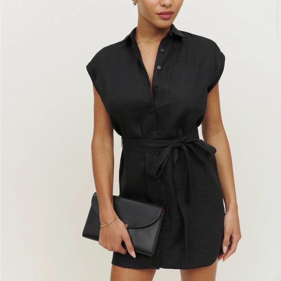 REFORMATION Aero Linen Dress - Picture 2 of 3